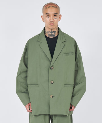 23SS Batwing Nylon Oversized Blazer